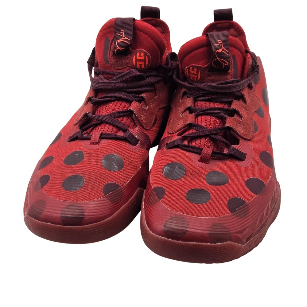 Men's Red Polka Dot Performance Sneakers